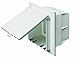 Arlington DBVR2W-1 Low Profile IN BOX Electrical Box with Weatherproof Cover for Flat Surfaces, 2-Gang, Vertical, White