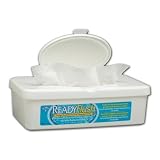 Medline ReadyFlush Flushable Wet Wipes 9 x 13, 60 Count Tubs - Case: 9