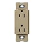 Lutron SCR-15-MS Satin Colors 15A Electrical Socket Duplex Receptacle, Mocha Stone