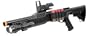 Airsoft Shotgun Pump w/ Shells - Flashlight - Red Dot