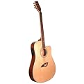 Kona Thin Body Acoustic/Electric Guitar - Natural (K2)