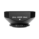 Mennon DV-s 30 Screw Mount 30mm Digital Video Camcorder Lens Hood with Cap for Sony HDR-XR200V XR100 HC3 HC62 SR1 UX10 UX20 DCR-SR36 SR40 SR42 SR45 SR46 SR65 SR85 SR220 HC92 HC96 HC38 HC48 HC65 PC5 PC105 PC1000 TRV19 TRV39 IP5 IP55 DVD62 DVD03 DVD405 DVD608E DVD610E DVD650 DVD710 DVD810 DVD602E DVD62