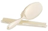 Kitted Out Little Angel Silver Plate Brush And Comb Set In Keepsake Box (Pink)