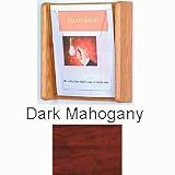 Solid Oak Wall Magazine Rack - Medium Oak Finish (Medium Oak) (11.75