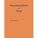 formatting briefs in word