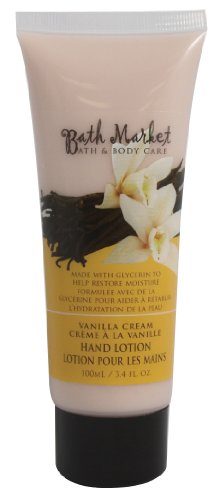 Bath Market Vanilla Cream Hand Cream, 3.4-Ounce (Pack of 3)