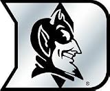 Duke Blue Devils Silver Auto Emblem