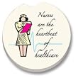 Nurses are the Heartbeat Car Coaster, Single