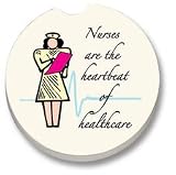 Nurses are the Heartbeat Car Coaster, Single