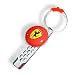 Ferrari Scudetto Round Keyring