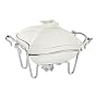 Godinger Ceramic Cov'd Baker with Stand