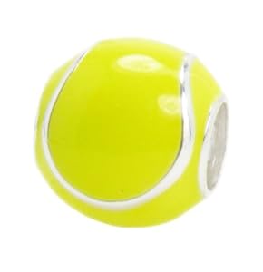 charm bead tennis pandora ball charms bracelet
