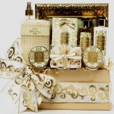 Sophisticated Luxury Spa Bath & Body Gift Set - Great Gift Basket For Her!