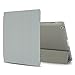 Besdata Magnetic Smart Cover & Translucent Back Case with Screen Protector, Cleaning Cloth and Stylus for Apple iPad 2 / iPad 3 - Grey
