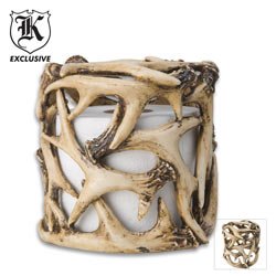 Deer Resin Antler Bath Tissue Holder
