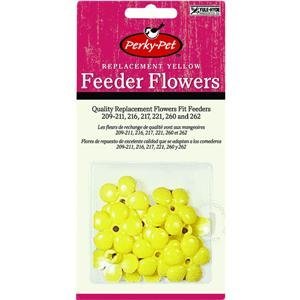 Perky Pet #202-F 9PK YEL Feeder Flower
