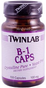 B-1 Capsules, 100 mg, 100 Capsules by Twinlab