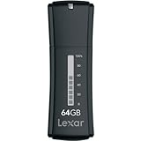 Lexar 64GB JumpDrive Secure II Plus Black USB 2.0 Flash Thumb Drive - Frustration Free Bulk Packaging