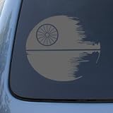 DEATH STAR - Star Wars - Vinyl Decal Sticker #A1391 | Vinyl Color: Silver