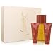 Opium by Yves Saint Laurent for Women 3 Piece Deluxe Set Includes: 3.3 oz Eau de Toilette Spray + 2.5 oz Body Moisturizer + 2.5 oz Lucious Shower Gel in Decorative Keepsake