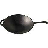 Cajun Cookware Seasoned Cast Iron Wok 4 QT