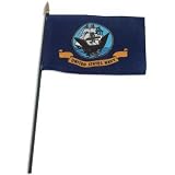 Navy Flag 4 x 6 inch