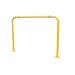 Vestil HPRO-48-36-2 Yellow Powder Coat High Profile Machinery Guard, Welded Steel, 1-5/8" OD, 48" Length, 36" Height