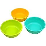 Re-Play Bowls, Aqua, Green, Sunny Yellow, 3-Count (Discontinued by Manufacturer)