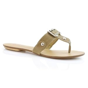 Buy Unze Casual Slippers - L15174-Beige-8.0
