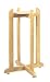 Light Natural Hardwood Floor Stand