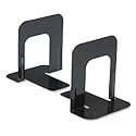 Standard Economy Metal Bookends, Black Enamel