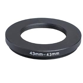 43-43 mm 43 to 43 Step up Ring Filter Adapter