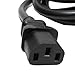 SF Cable, 2ft 16 AWG Universal Power Cord - IEC320 C13 to NEMA 5-15P SJT 13A