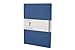 Moleskine Volant Notebook (Set of 2), Extra Large, Plain, Antwerp Blue, Soft Cover (7.5 x 10)