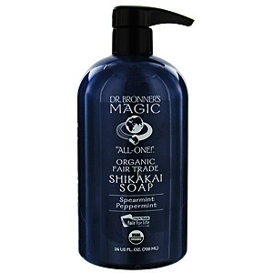 DR. BRONNER'S Spearmint Peppermint Organic Liquid Body Soap 24 oz (%95 Organic) (Pack of 2) thumbnail images Image of DR. BRONNER'S Spearmint Peppermint Organic Liquid Body Soap 24 oz (%95 Organic) (Pack of 2)