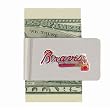 Atlanta Braves Enameled Pewter Money Clip/Card Holder - MLB Baseball Fan Shop Sports Team Merchandise