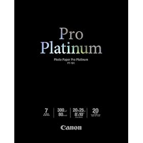 Canon Photo Paper Pro Platinum, 8 x 10 Inches, 20 Sheets (2768B019)