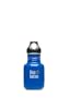 Klean Kanteen Stainless Steel Water Bottle with Poly Loop Cap (12-Ounce, Ocean Blue)