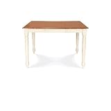 International Concepts T60-5436G2 54 x 36 x 54 Inch Butterfly Leaf Extension Gathering Table - Heritage Oak-Pearl