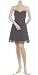 BCBG BLACK SILK WOVEN STRAPLESS MINI DRESS NEW 8