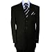 Jet Black Hand Tailored Italian Mens Suits Merino Wool 150s Suit Complete Jacket and Pants for Bussines and Year Round Use
