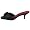 Beverly Feldman Women's Tender Slide,Black Satin,8 M US