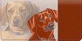 Dachshund Dog Checkbook Cover