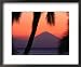 Bali at Sunset from Senggigi, Senggigi, Indonesia Lonely Planet Collection Framed Art Poster Print by John Banagan, 22x18