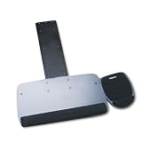 FEL93841 - Underdesk Fully Adjustable Keyboard Platform Mouse Tray