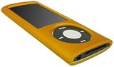 GreyMobiles Amber Yellow Hybrid Armor Case For Apple iPod Nano 5G 8GB 16GB (5th Generation) WITH SCREEN PROTECTOR