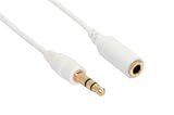 Produkt-Bild: InLine Klinke Verl&auml;ngerung - 3,5mm Klinke Stecker / Buchse - Stereo - wei&szlig; / gold - 5m, 99935W