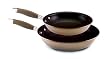 Anolon Advanced Bronze Collection Hard Anodized Nonstick 10-Inch and 12-Inch Open Skillets Twin Pack