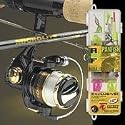 Spinning UL Rod/Reel Combo with Tackle Box and Fishing Kit