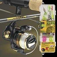 Spinning UL Rod/Reel Combo with Tackle Box and Fishing Kit